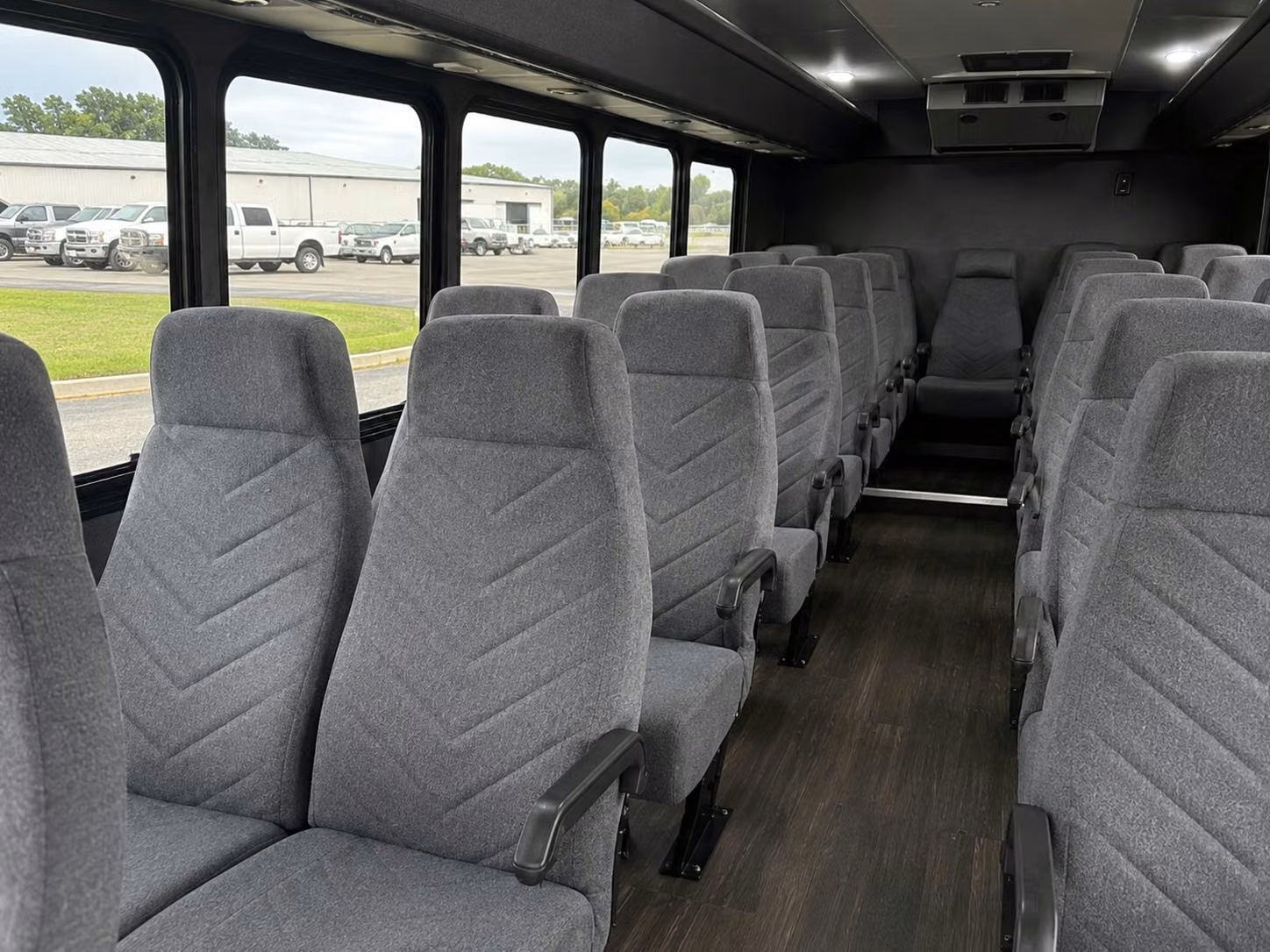 15 passenger minibus interior