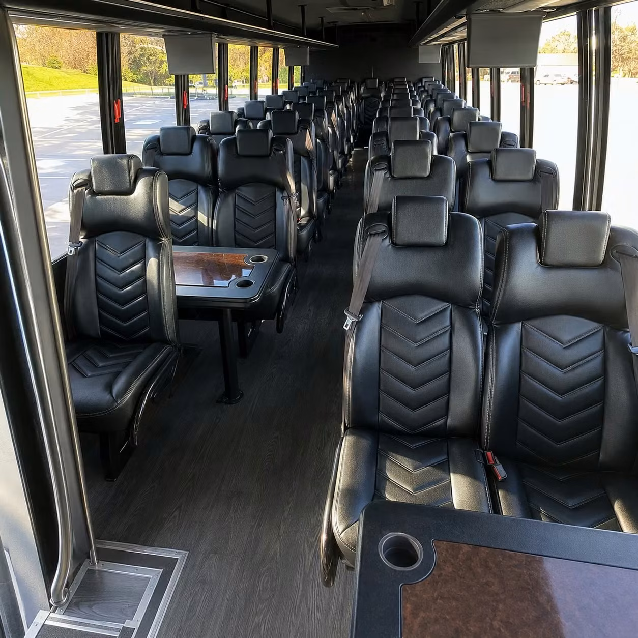 25 passenger minibus interior