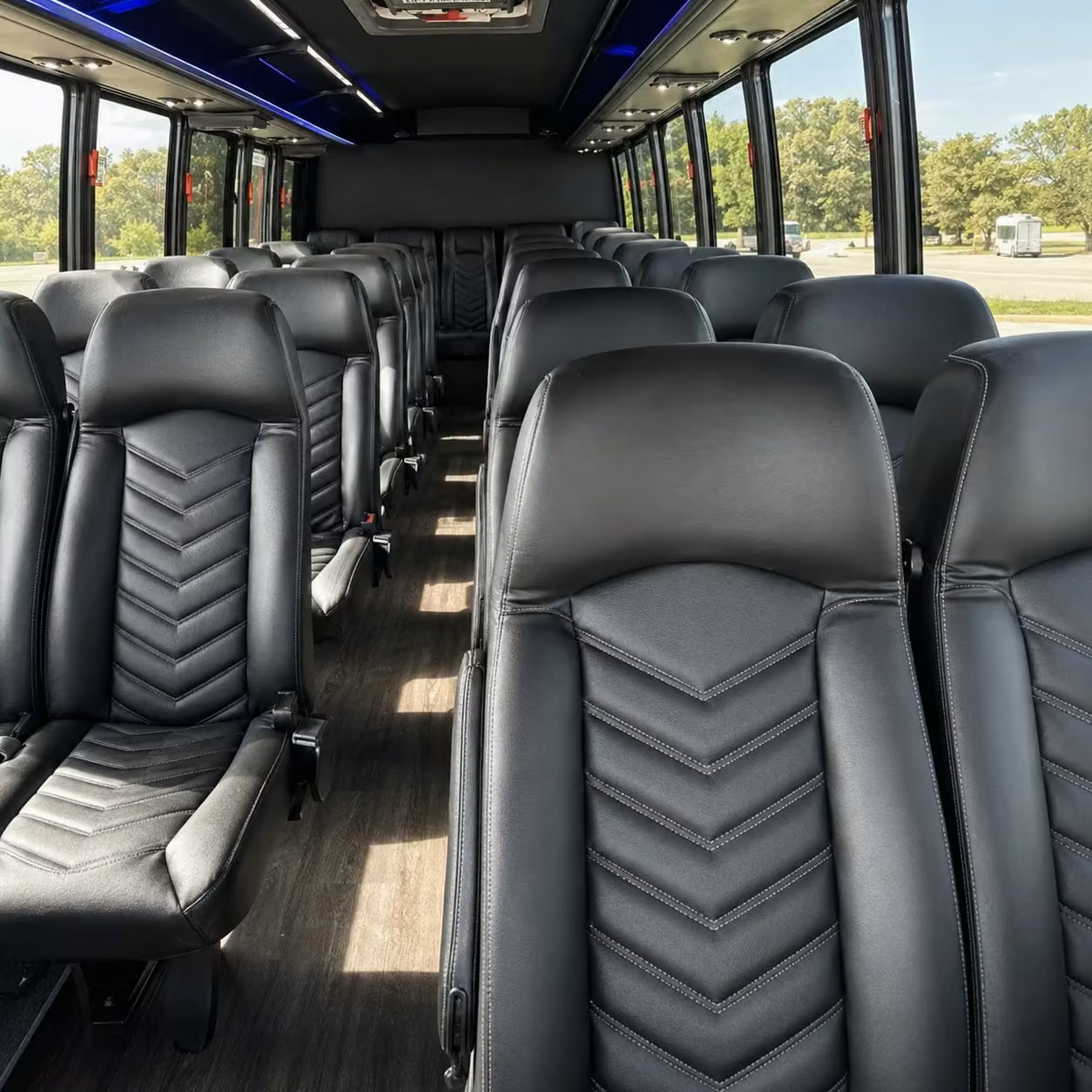 35 passenger minibus inside