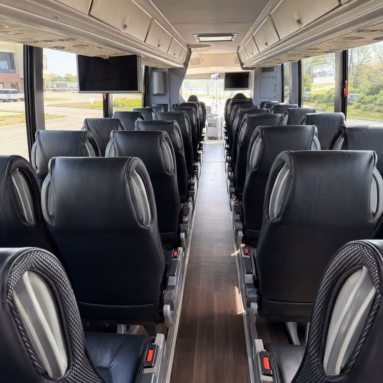 lafayette charter bus inside