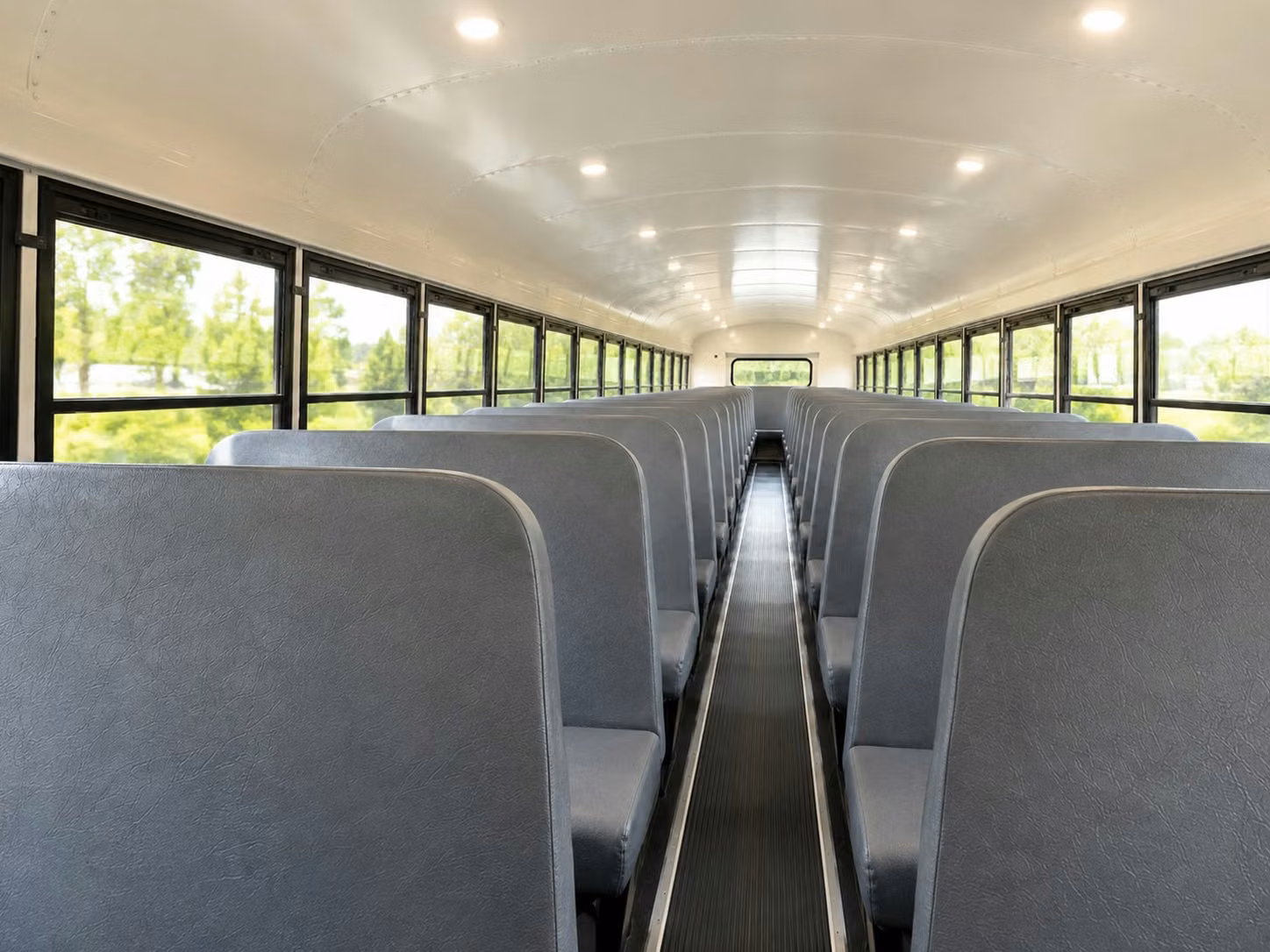 school bus interior